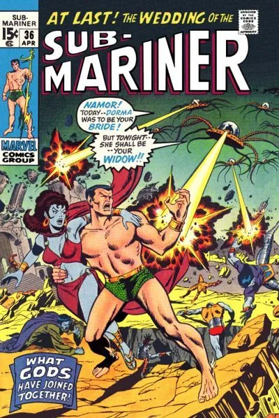 Cover of Sub-Mariner #36