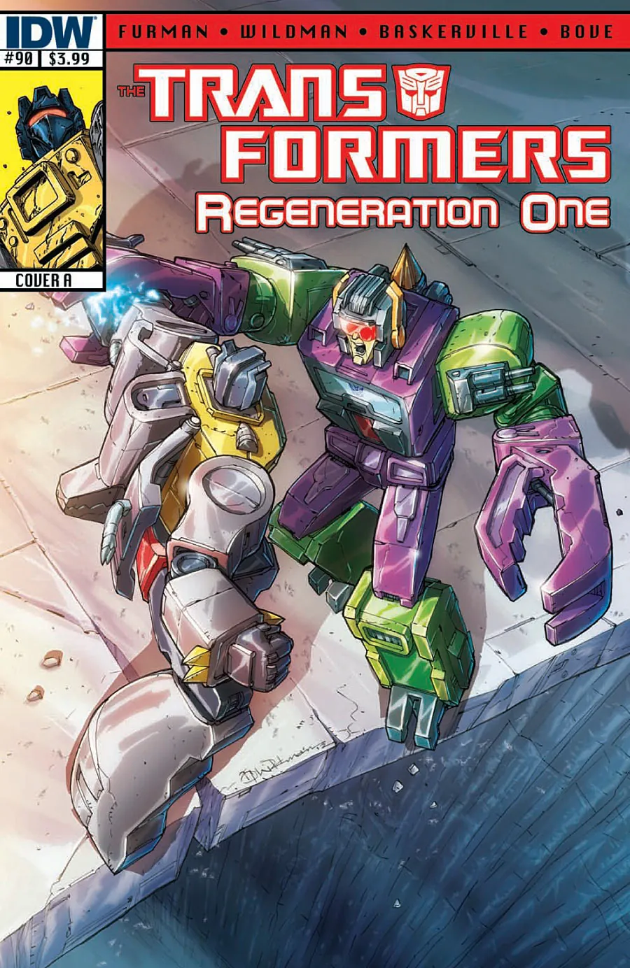 Cover of Transformers: Regeneration One #90