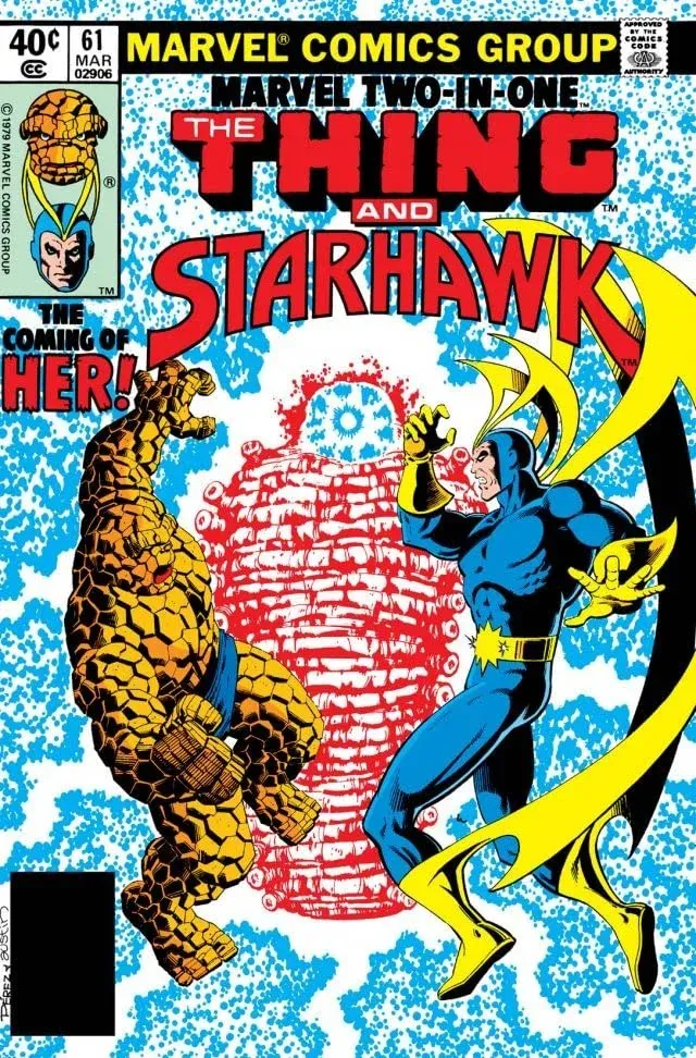 Cover of Marvel Two-in-One #61