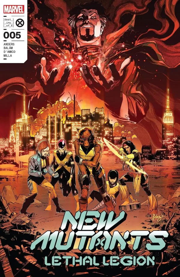 Cover of New Mutants Lethal Legion #5