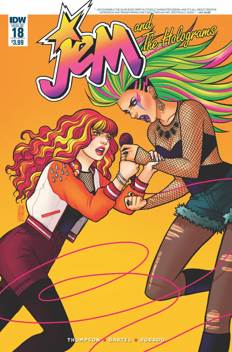 Cover of Jem and the Holograms #18