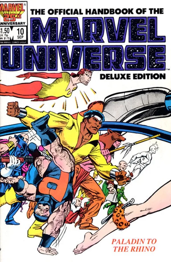 Cover of The Official Handbook of the Marvel Universe #10