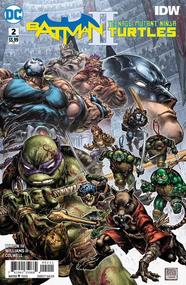 Cover of Batman / Teenage Mutant Ninja Turtles II #2