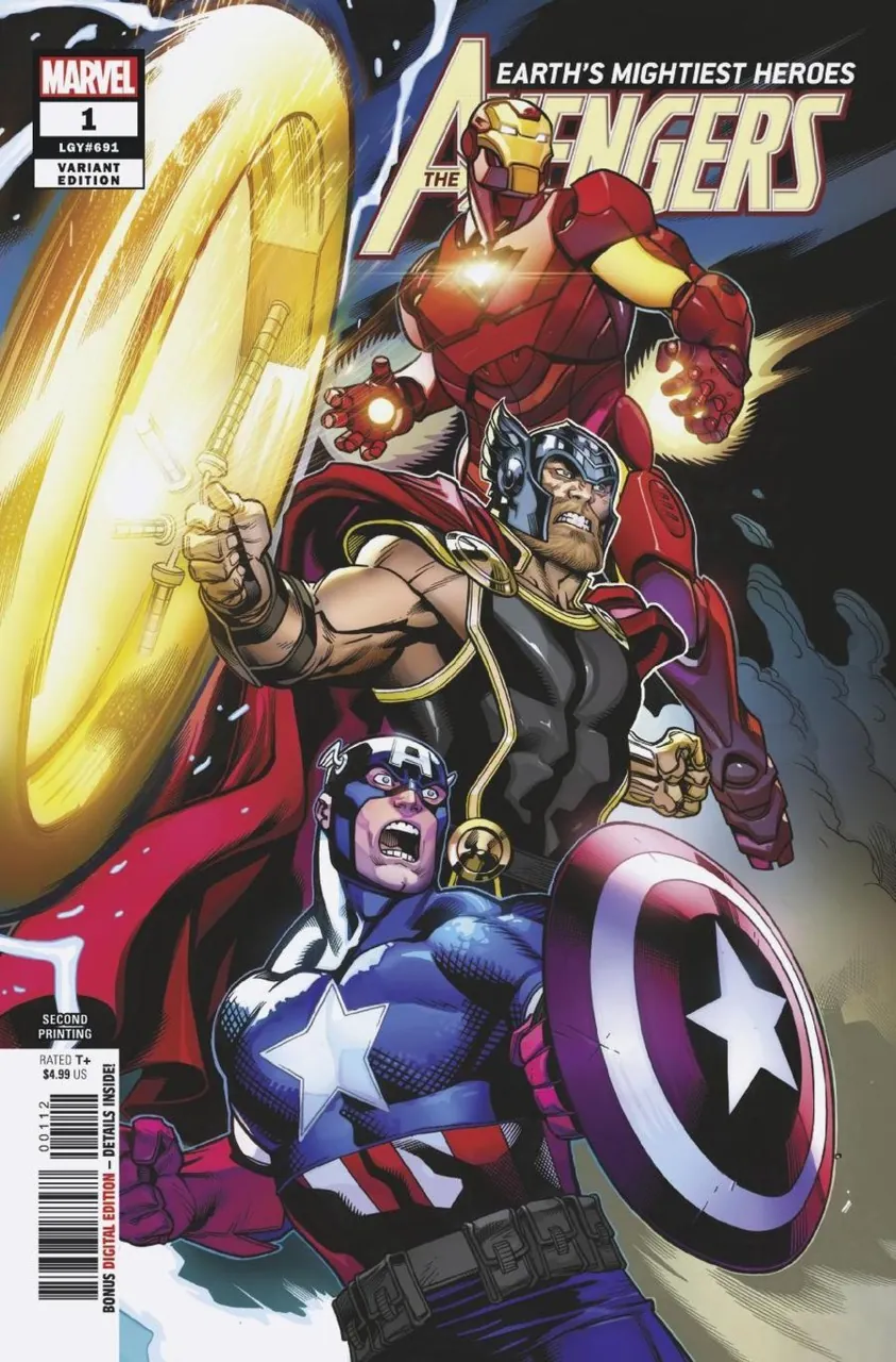 Cover of Avengers #1 (691)