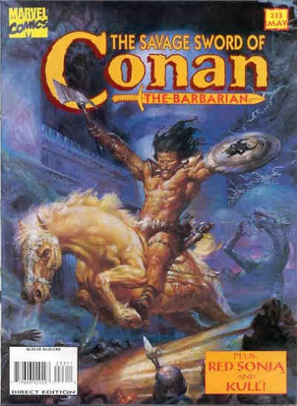 Cover of The Savage Sword of Conan #233