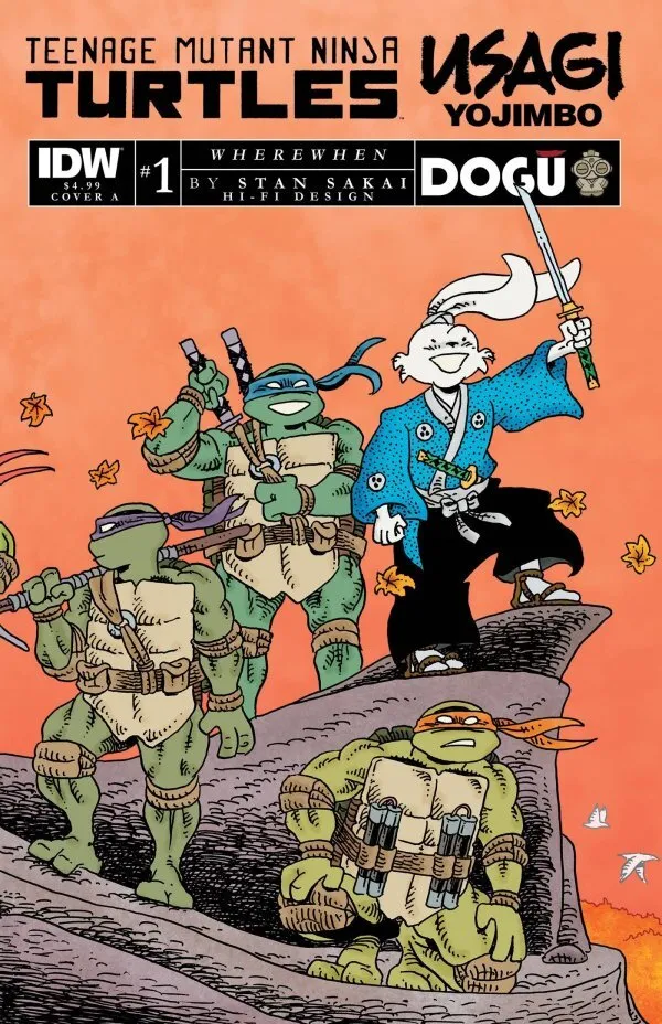 Cover of Teenage Mutant Ninja Turtles / Usagi Yojimbo: Wherewhen #1