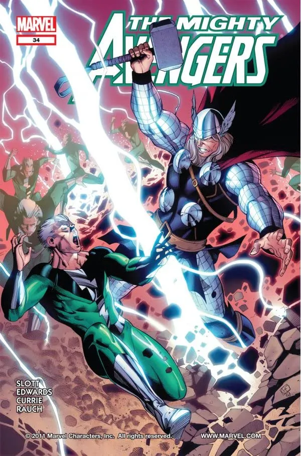 Cover of The Mighty Avengers #34