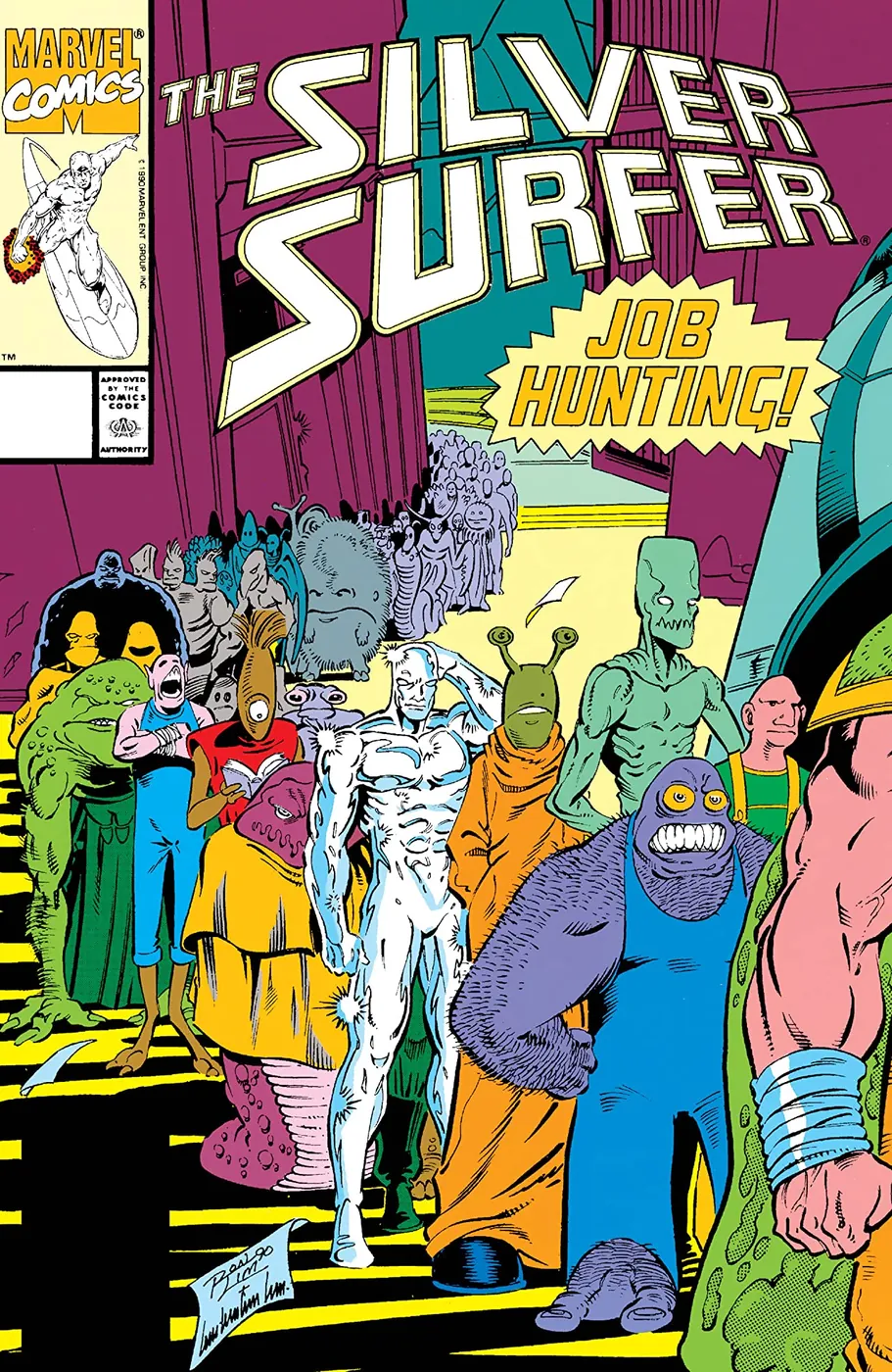 Cover of Silver Surfer #41