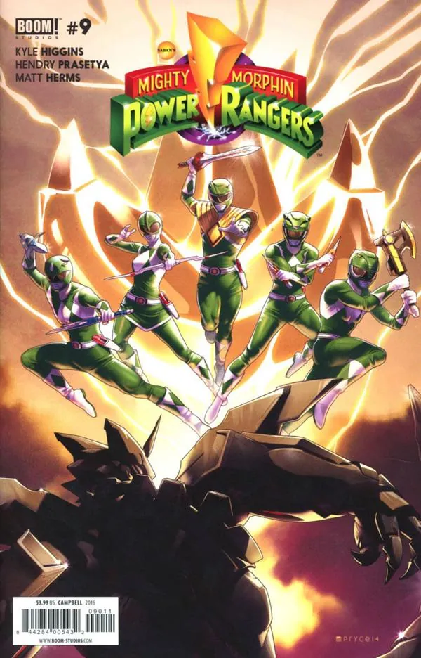 Cover of Mighty Morphin Power Rangers #9