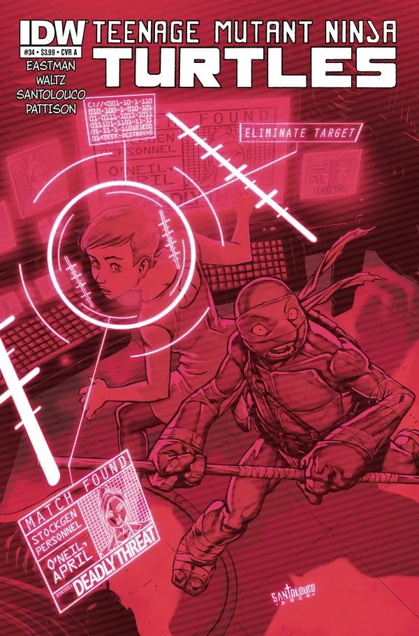 Cover of Teenage Mutant Ninja Turtles #34