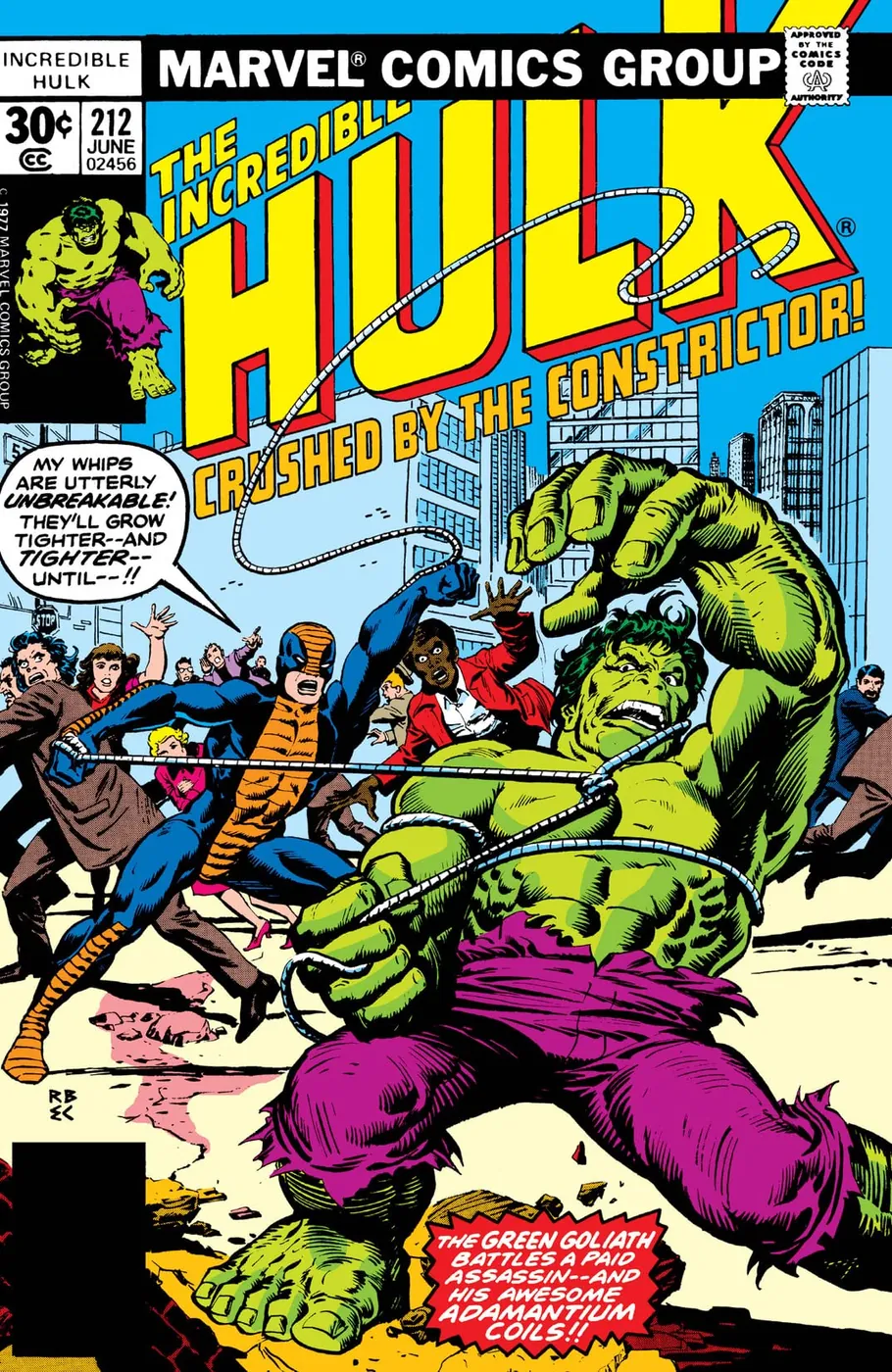 Cover of The Incredible Hulk #212