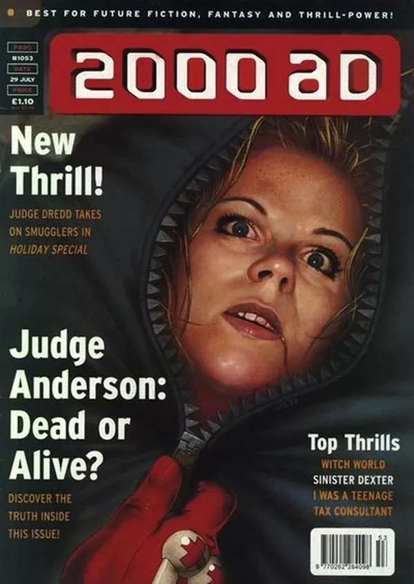 Cover of 2000 AD #1053