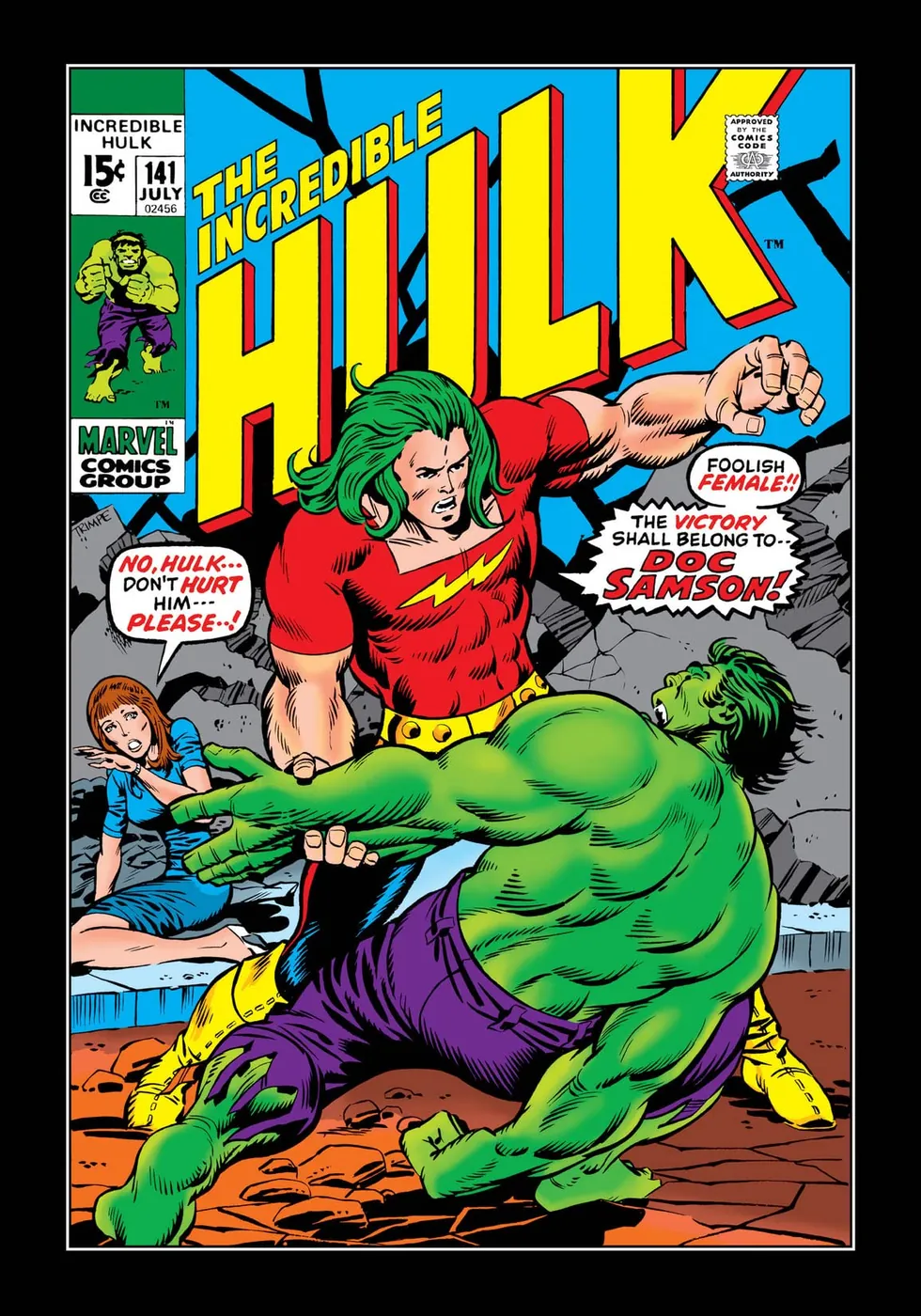 Cover of The Incredible Hulk #141