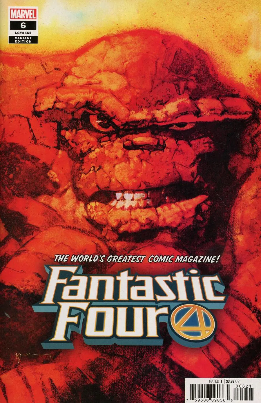 Cover of Fantastic Four #6 (651)