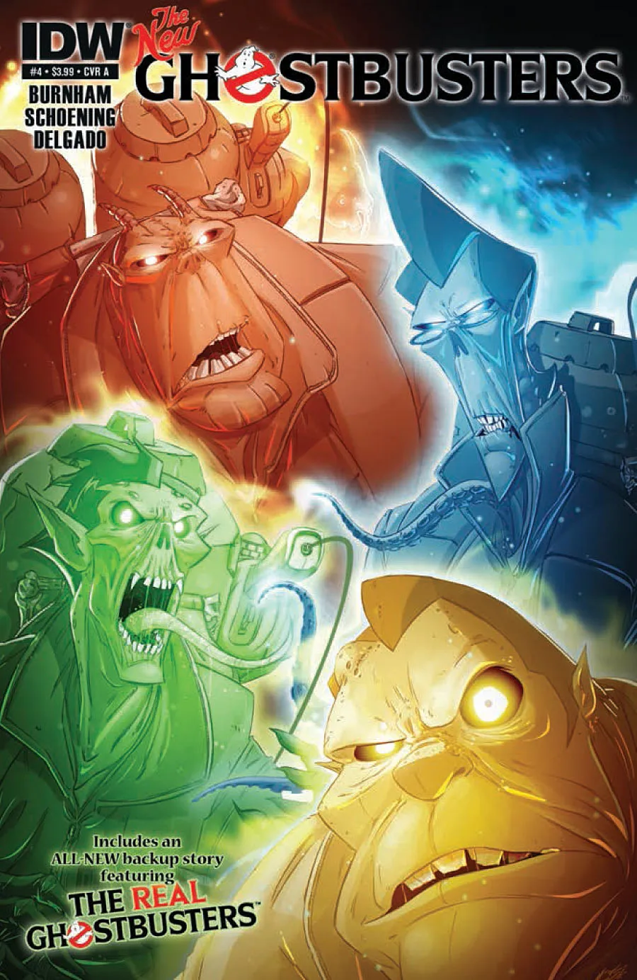 Cover of Ghostbusters #4