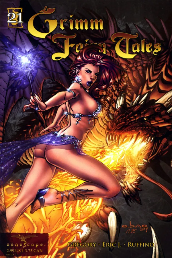 Cover of Grimm Fairy Tales #21