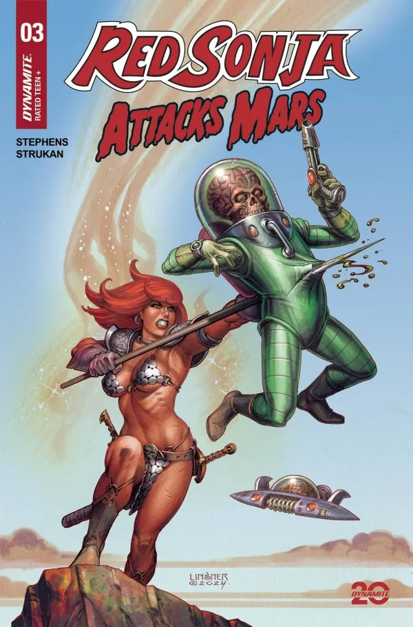 Cover of Red Sonja Attacks Mars #3