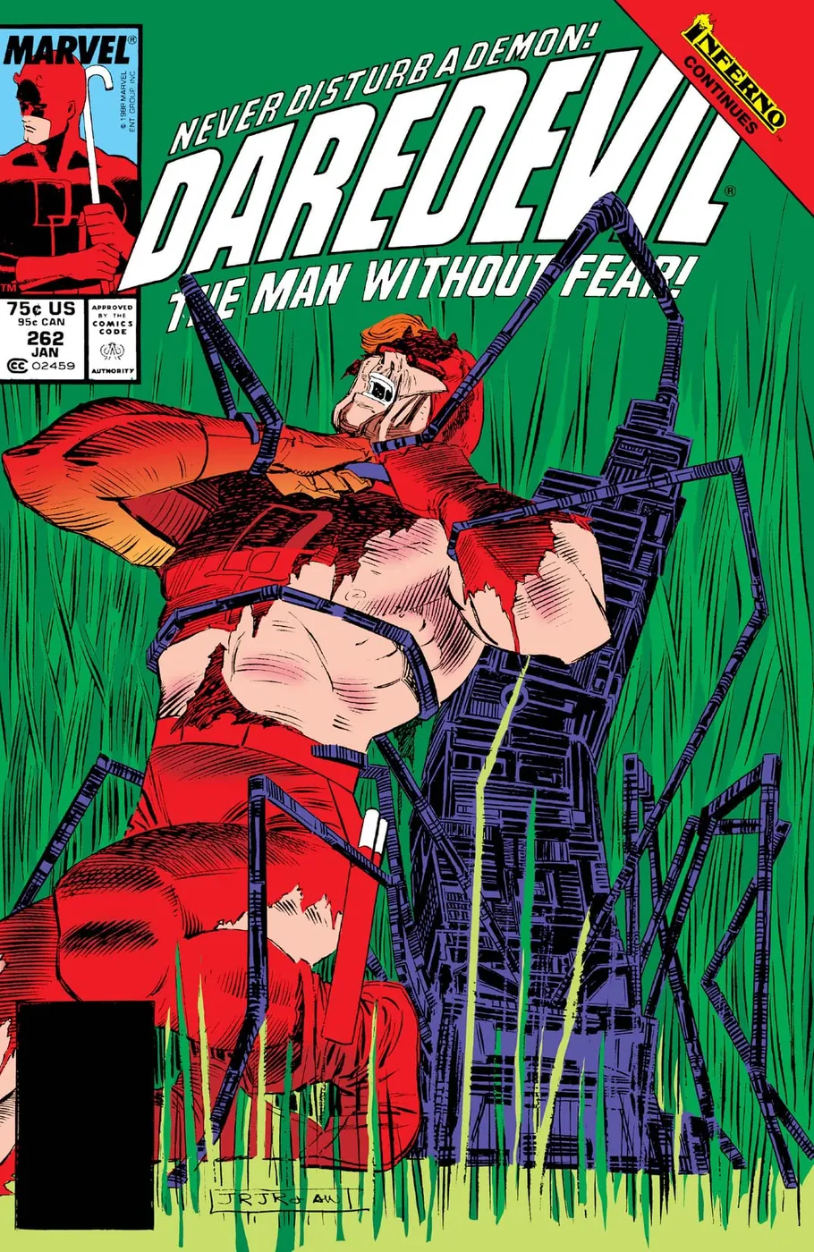 Cover of Daredevil #262