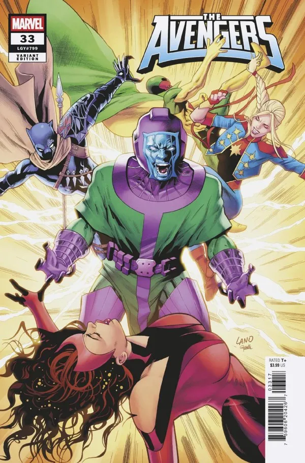 Cover of Avengers #33 (799)