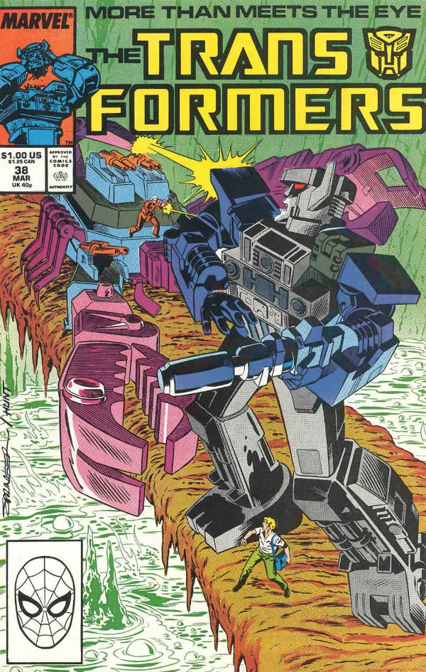 Cover of The Transformers #38