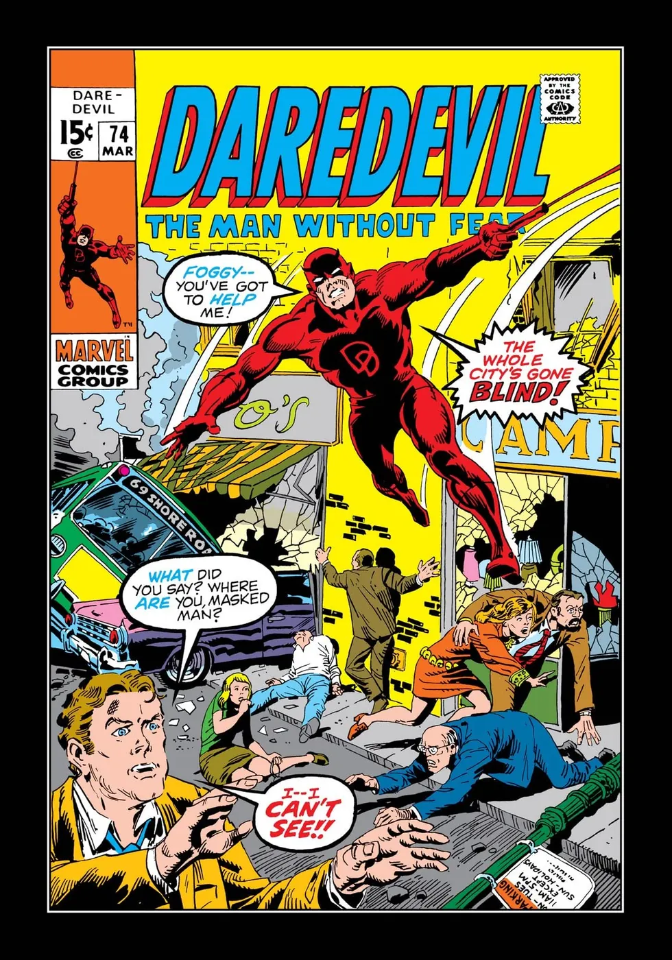 Cover of Daredevil #74
