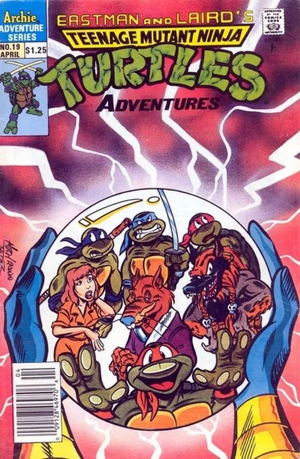 Cover of Teenage Mutant Ninja Turtles Adventures #19