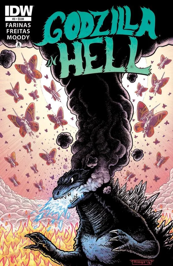 Cover of Godzilla in Hell #3