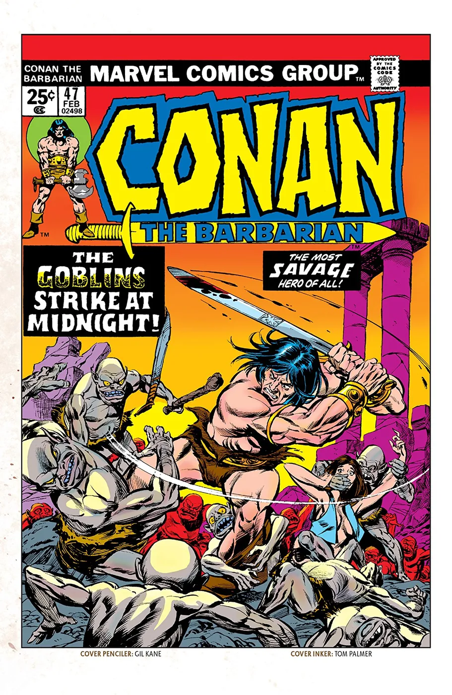 Cover of Conan the Barbarian #47
