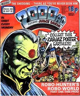 Cover of 2000 AD #283