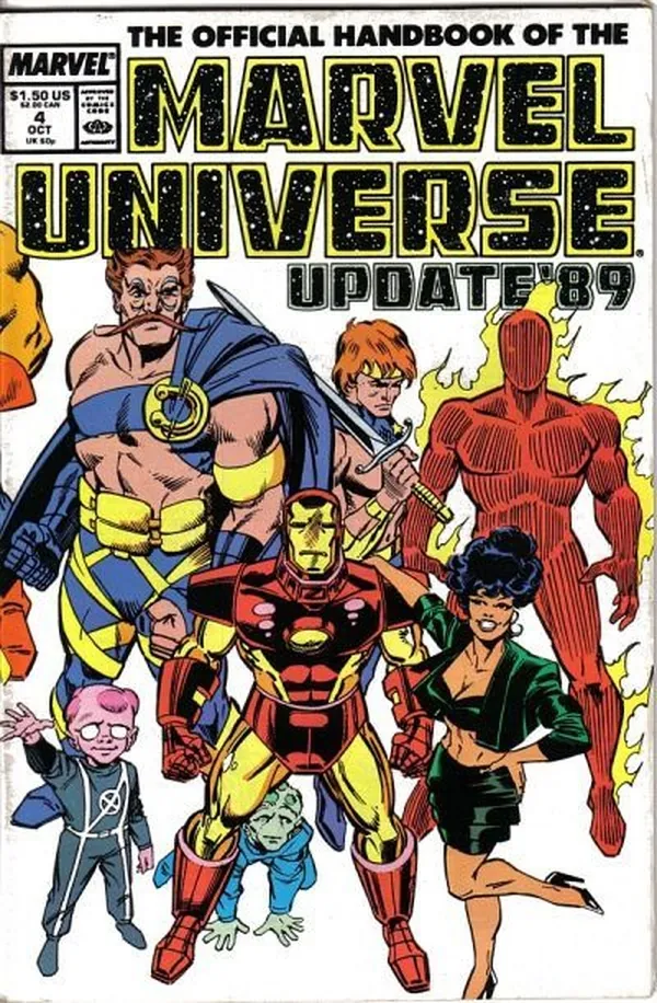 Cover of The Official Handbook of the Marvel Universe #4