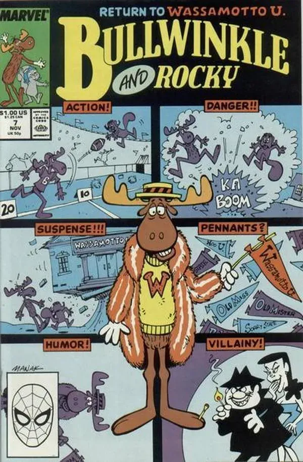 Cover of Bullwinkle and Rocky #7
