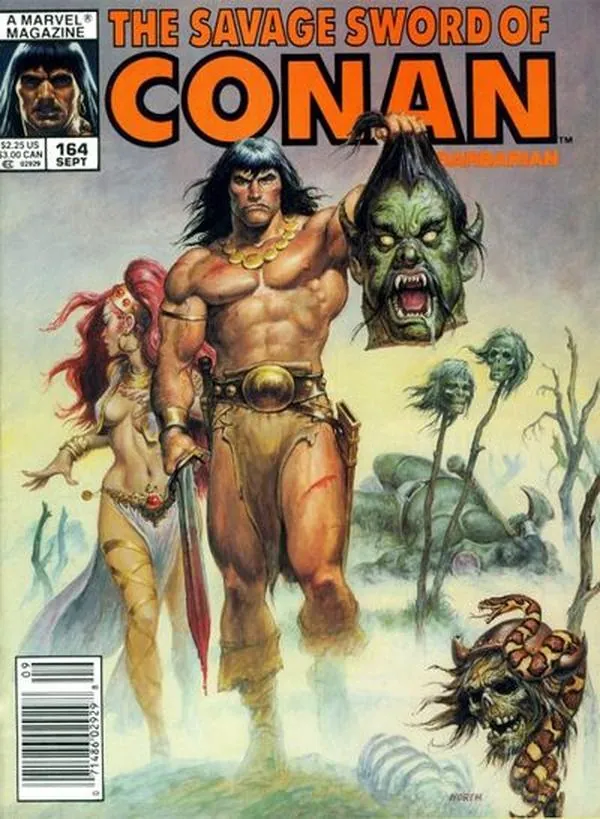 Cover of The Savage Sword of Conan #164