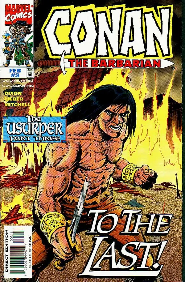 Cover of Conan the Barbarian: The Usurper #3