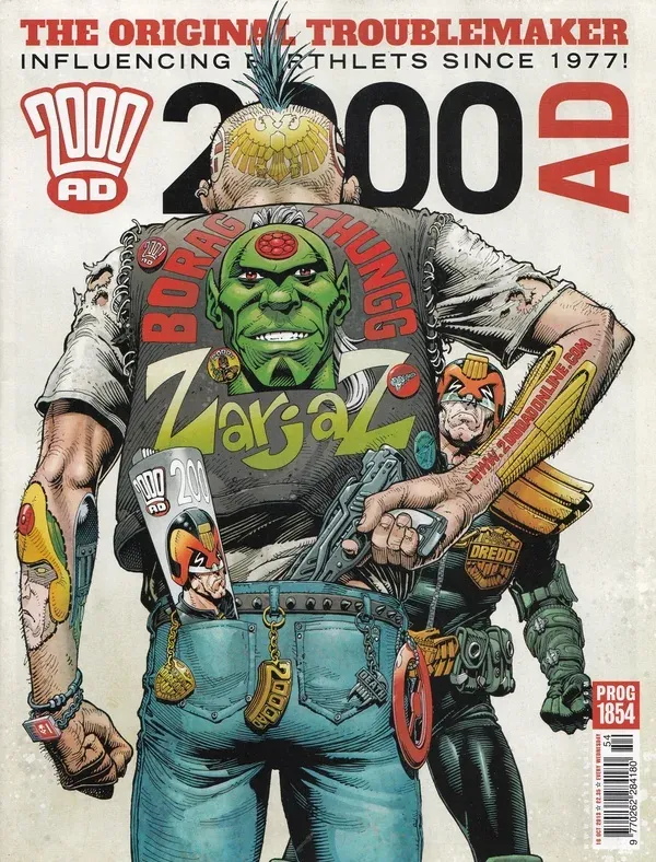 Cover of 2000 AD #1854