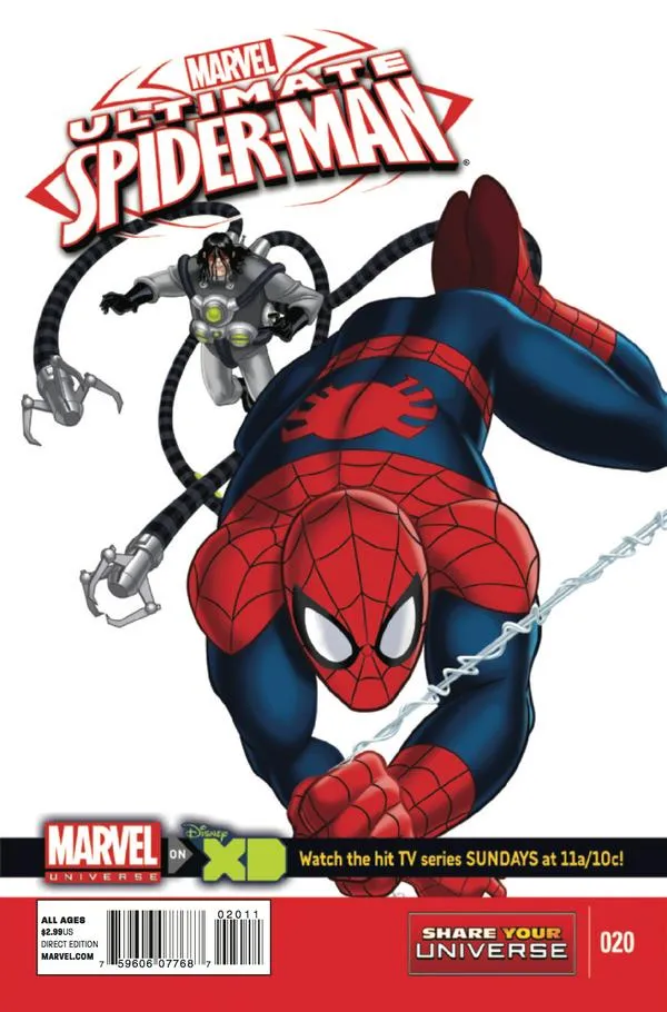 Cover of Marvel Universe Ultimate Spider-Man #20
