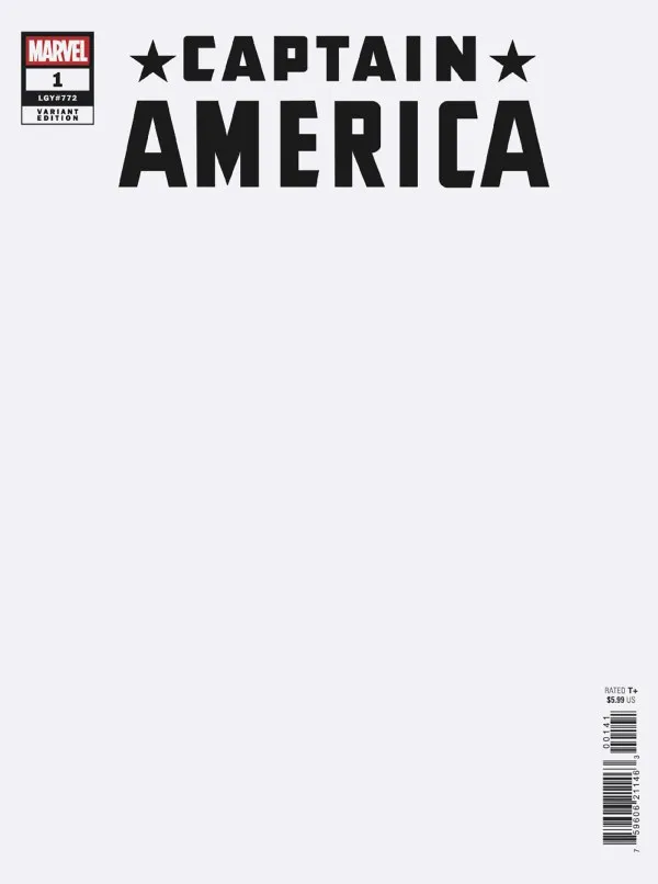 Cover of Captain America #1 (772)