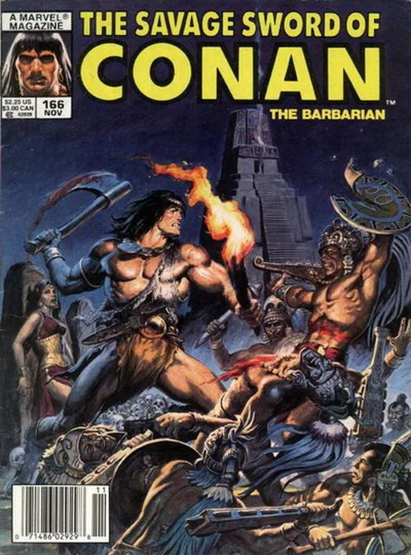 Cover of The Savage Sword of Conan #166