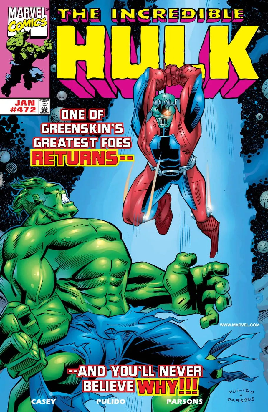 Cover of The Incredible Hulk #472