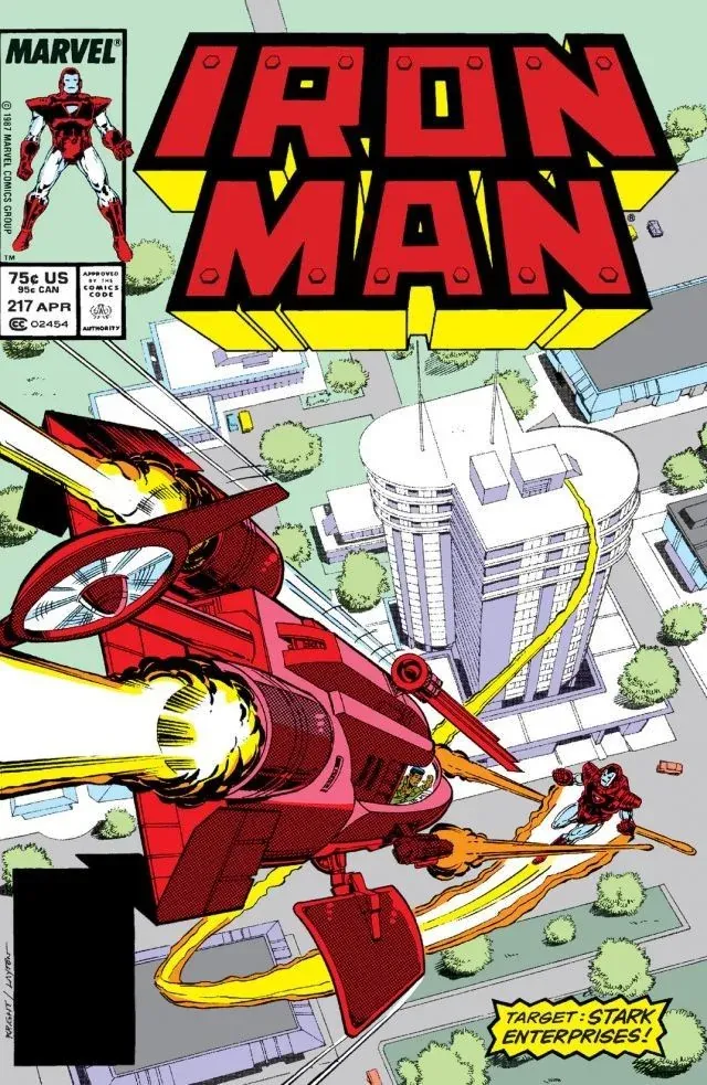 Cover of Iron Man #217
