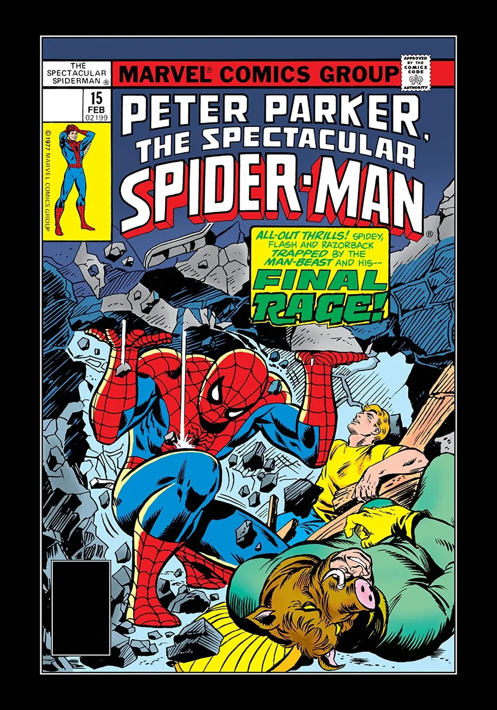 Cover of The Spectacular Spider-Man #15