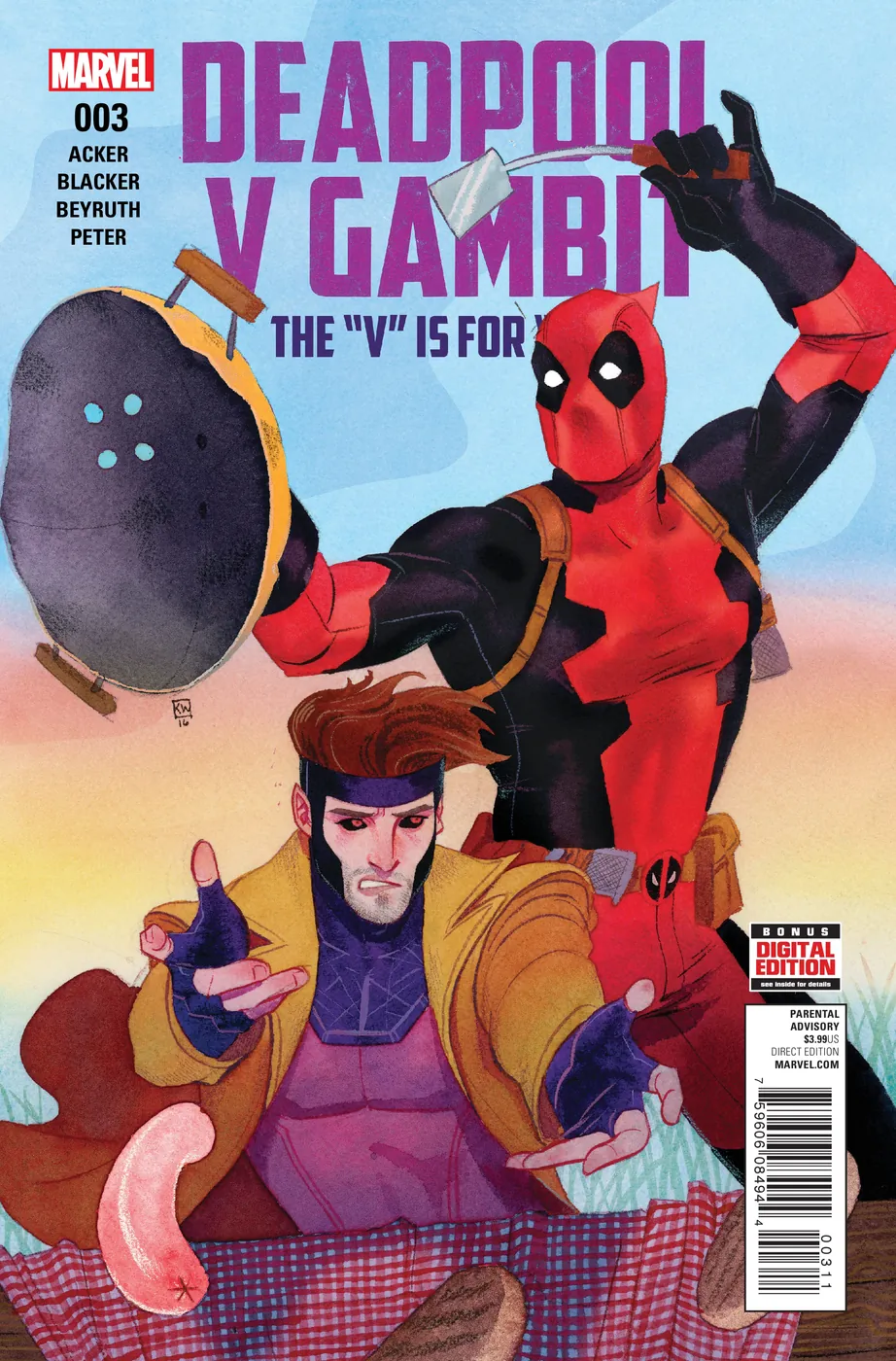 Cover of Deadpool v Gambit #3