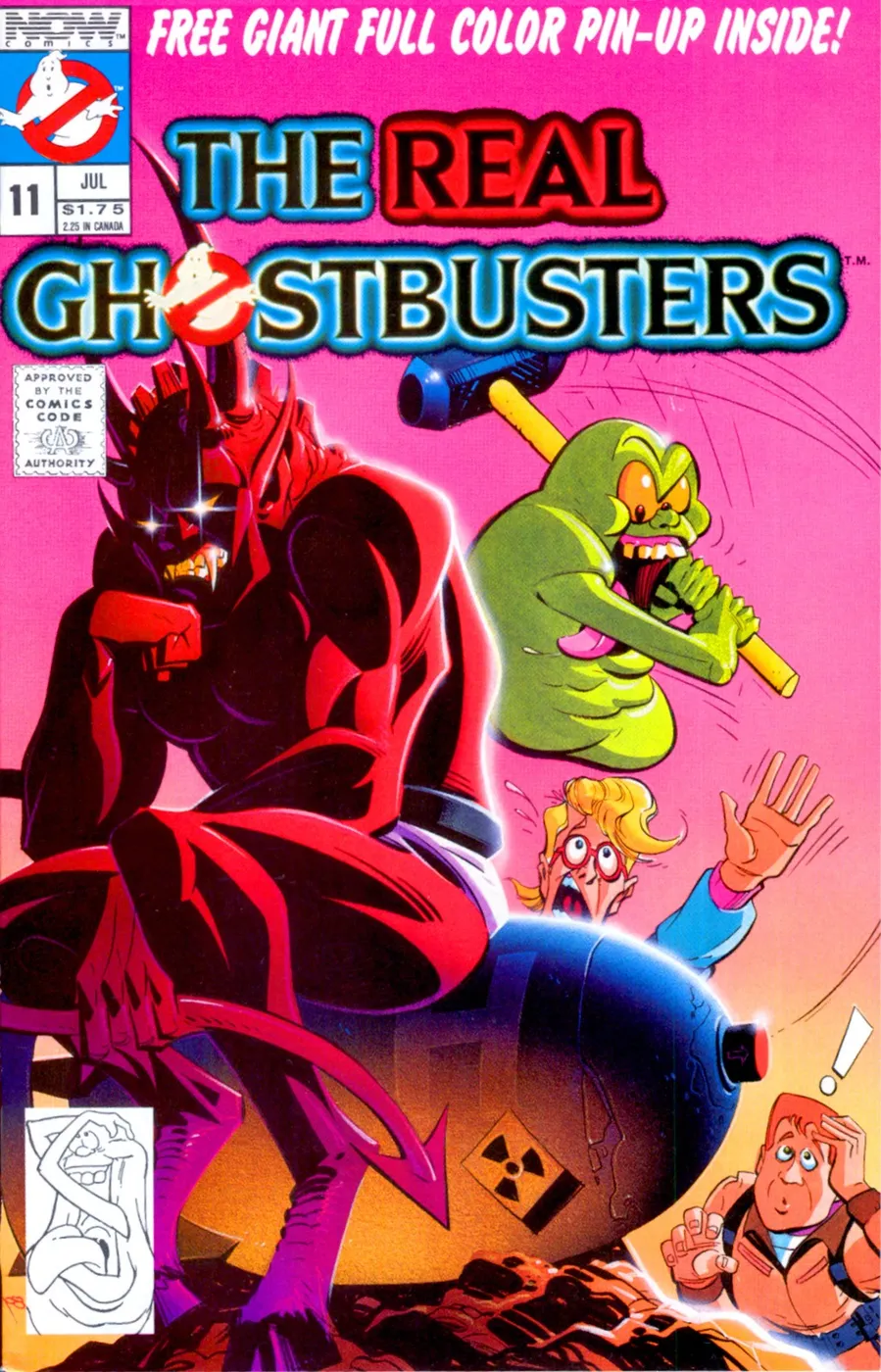 Cover of The Real Ghostbusters #11