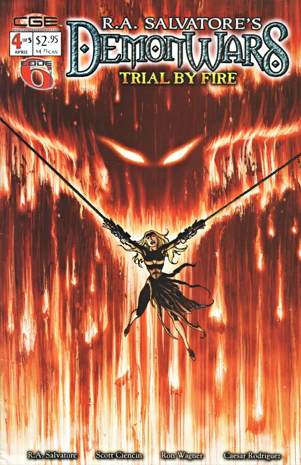 Cover of R.A. Salvatore's DemonWars: Trial by Fire #4