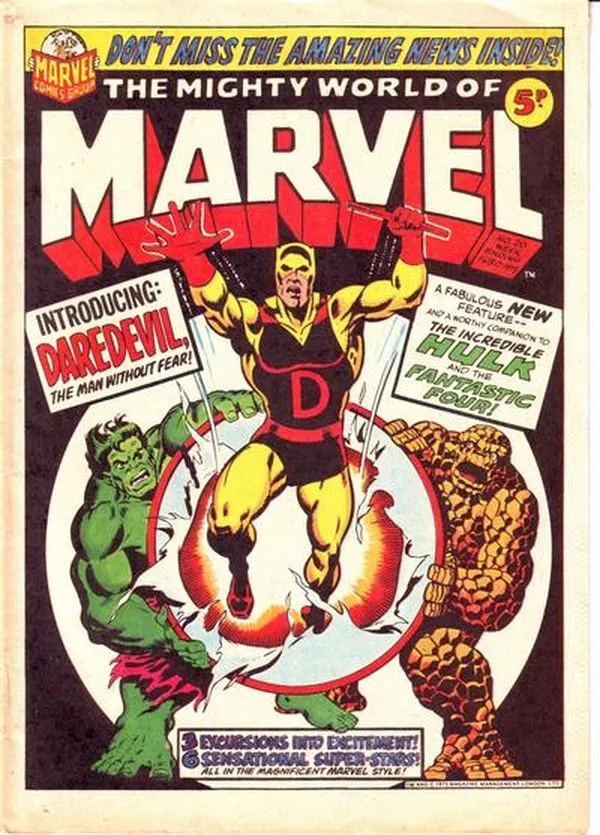 Cover of The Mighty World of Marvel #20
