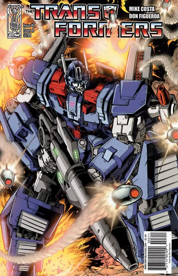 Cover of The Transformers #3