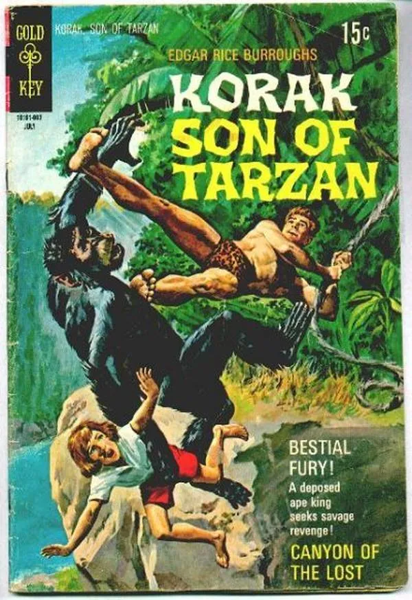 Cover of Edgar Rice Burroughs Korak, Son of Tarzan #36