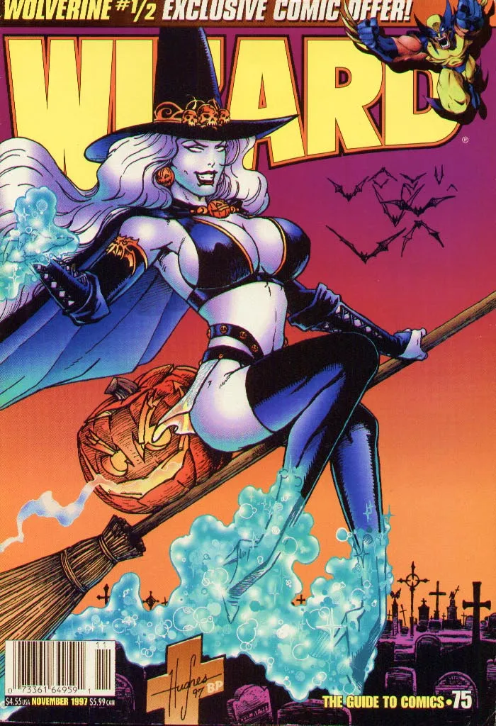 Cover of Wizard: The Comics Magazine #75