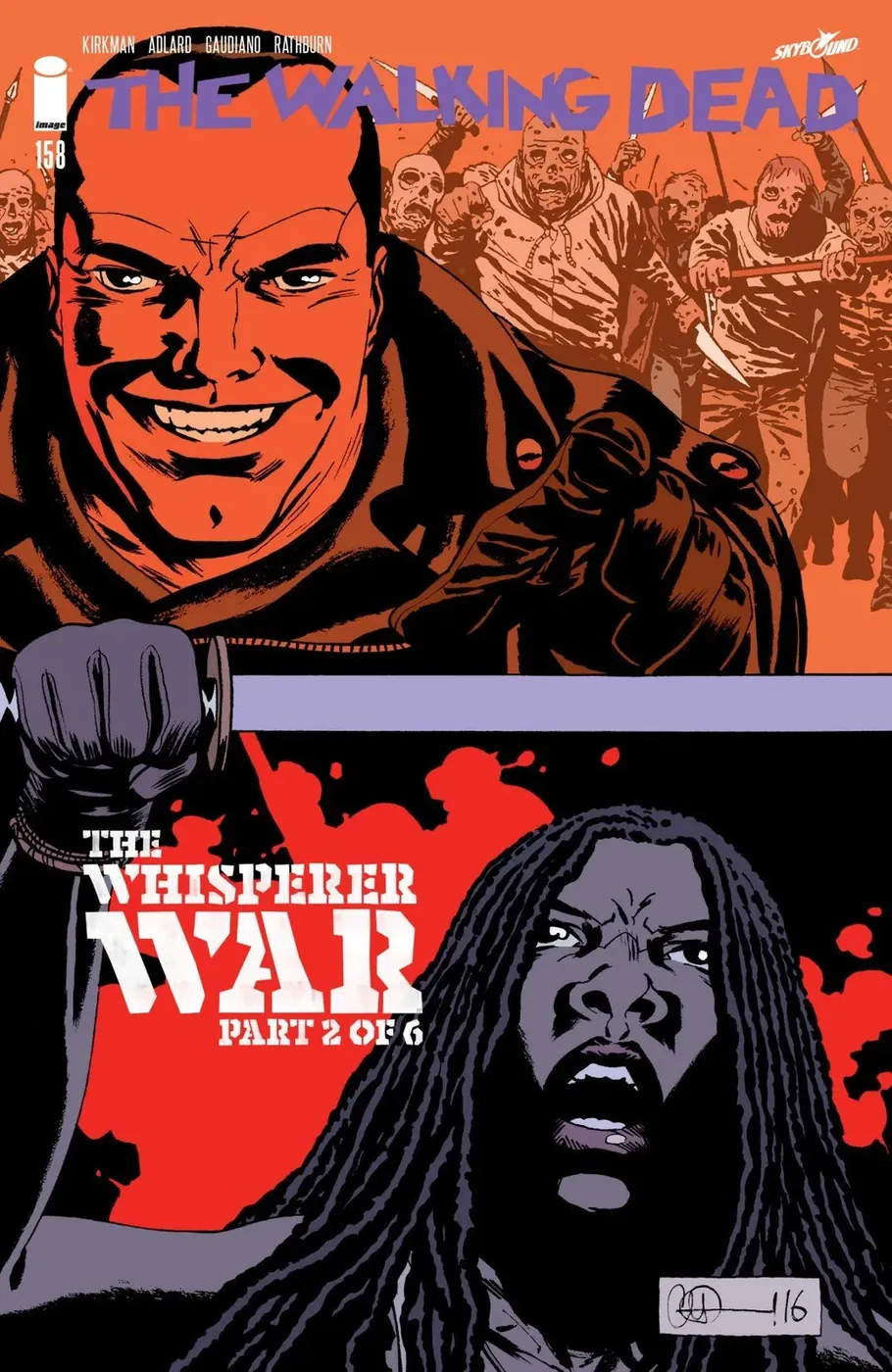 Cover of The Walking Dead #158