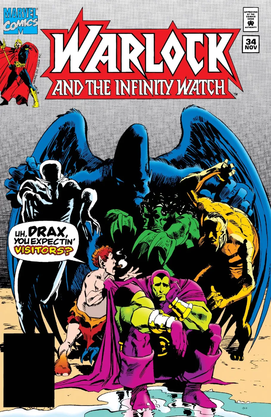 Cover of Warlock and the Infinity Watch #34