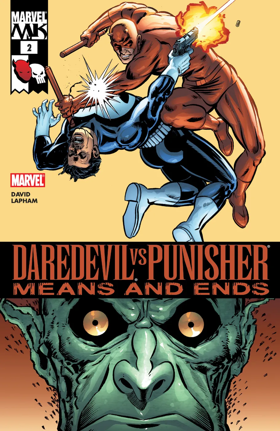 Cover of Daredevil vs. Punisher #2